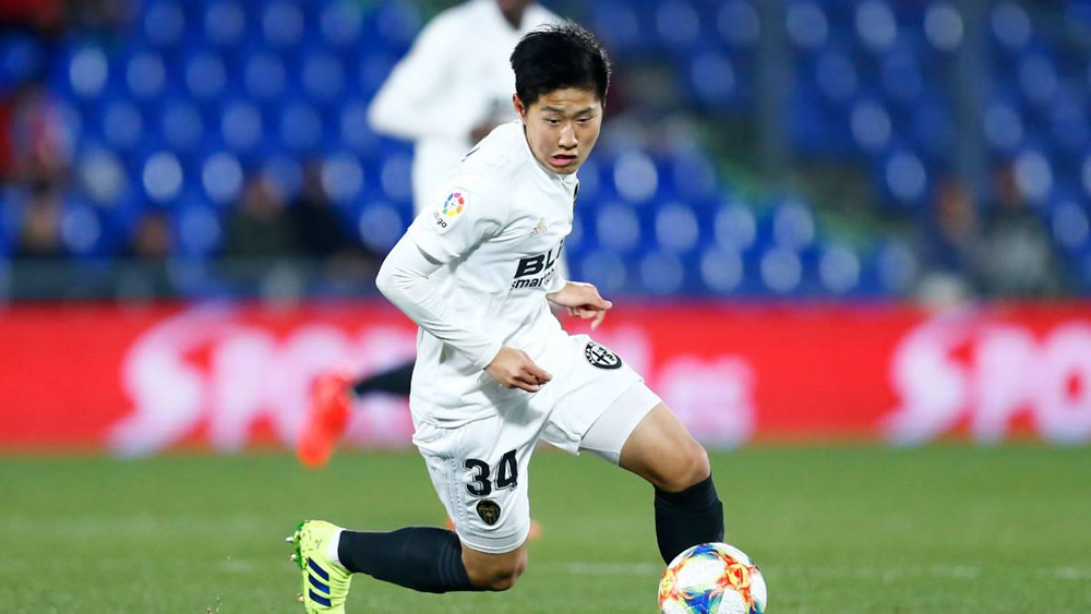 Lee Kang-in, 18 años, Valencia. (AFP)