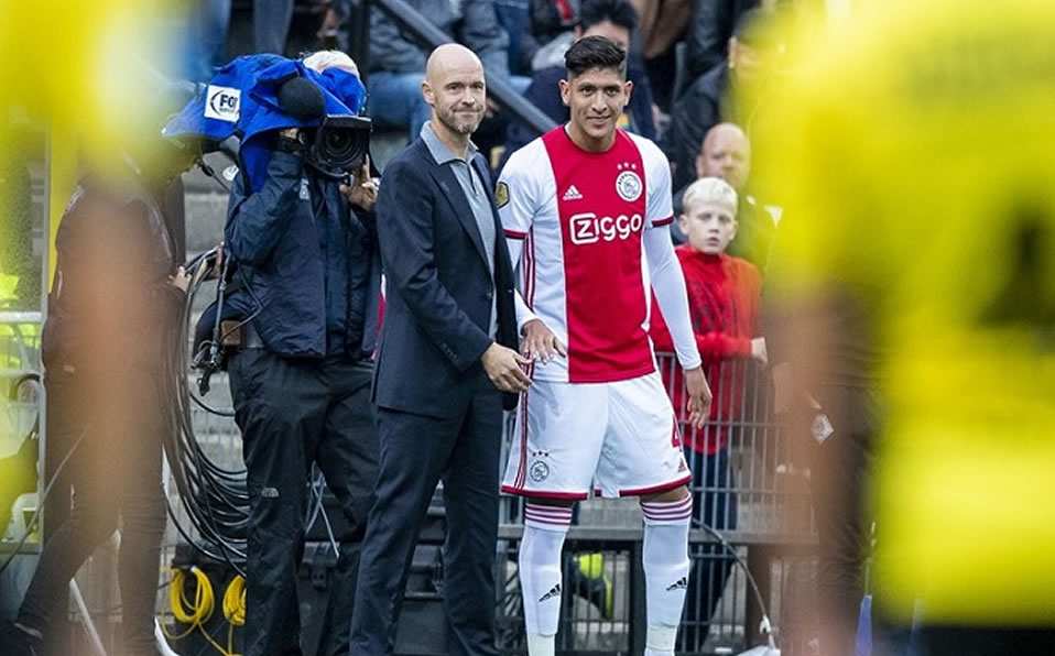A minutos de entrar de cambio. (Liga de Holanda)