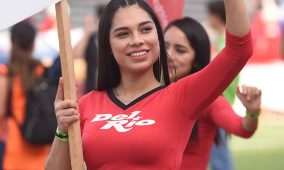 Las más bellas porristas, edecanes y aficionadas de la Liga MX están en Las Chicas de la Jornada.
