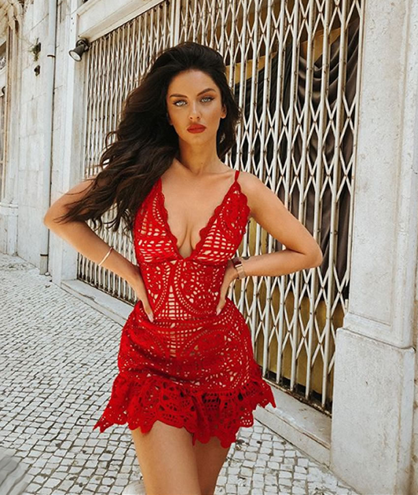 Aurela Skandaj paraliza las redes con su belleza. (Foto: Skandaj)