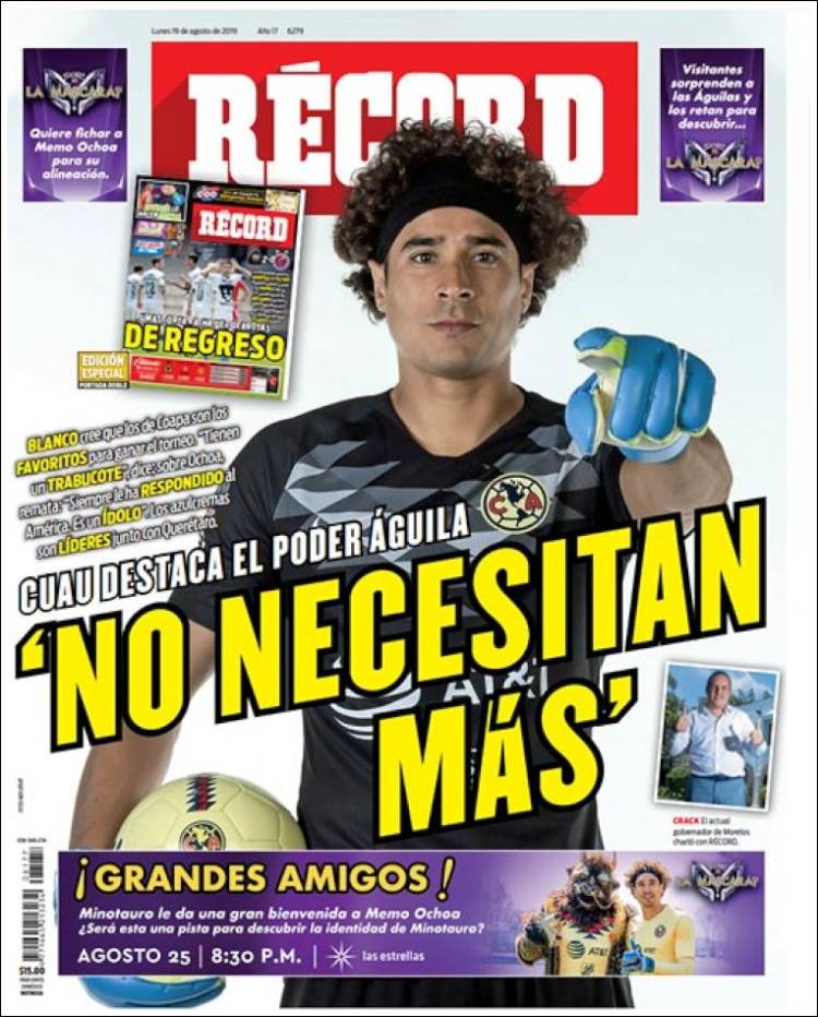 Las mejores portadas del mundo de los deportes.