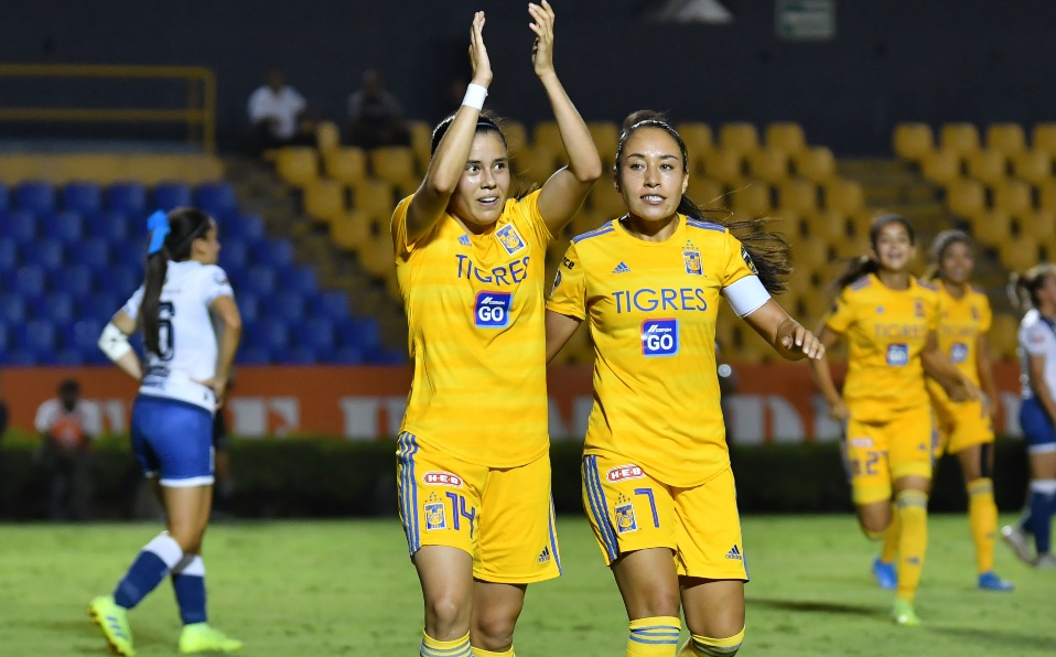Tigres Femenil 4-0 Puebla Femenil. (Foto: Imago7)