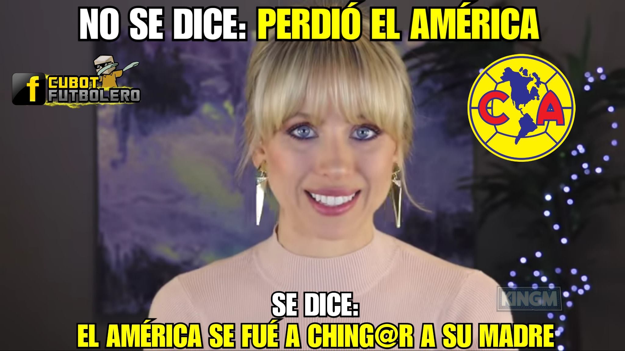 ¡El América perdió! ¿O se dice a chin...? Mejor que los memes decidan.