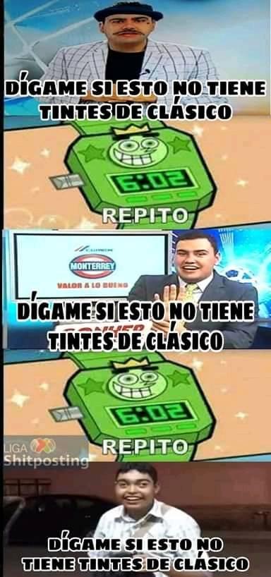 ¡Clásico por aquí, Clásico por allá! Al narrador también le tocan memes.