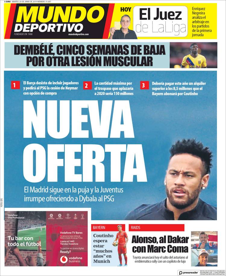 Las mejores portadas del mundo de los deportes.