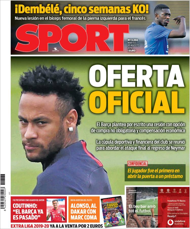 Las mejores portadas del mundo de los deportes.