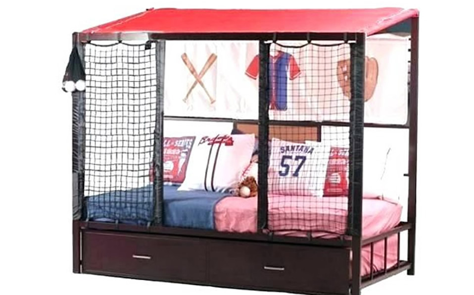 ¿Una cama como si fuera un dugout?