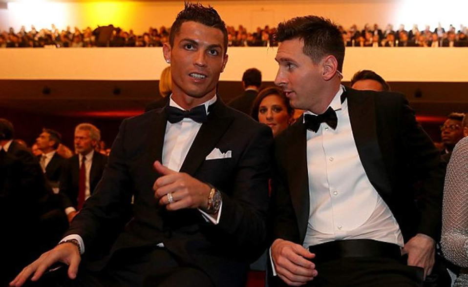 Cristiano y Messi. (Foto: AFP)