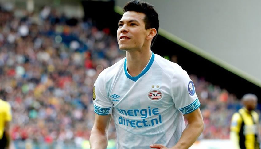 Chucky Lozano es el mexicano más efectivo en Europa. Foto: PSV