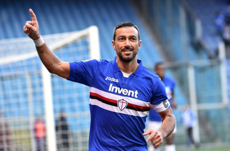Fabio Quagliarella fue campeón de goleo la pasada temporada en Italia con 26 anotaciones.