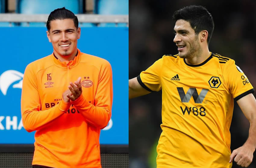Guti y Raúl, listos para iniciar su llave definitiva para avanzar a los grupos de Europa League. Fotos: PSV y Wolves