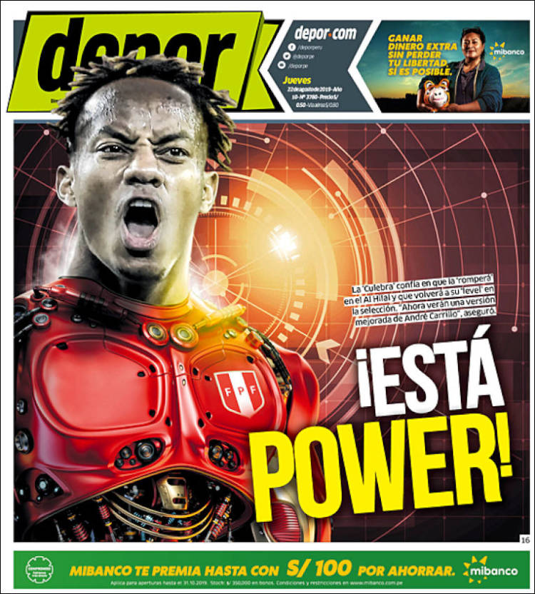 Las portadas de los principales dios deportivos del 22/08/19