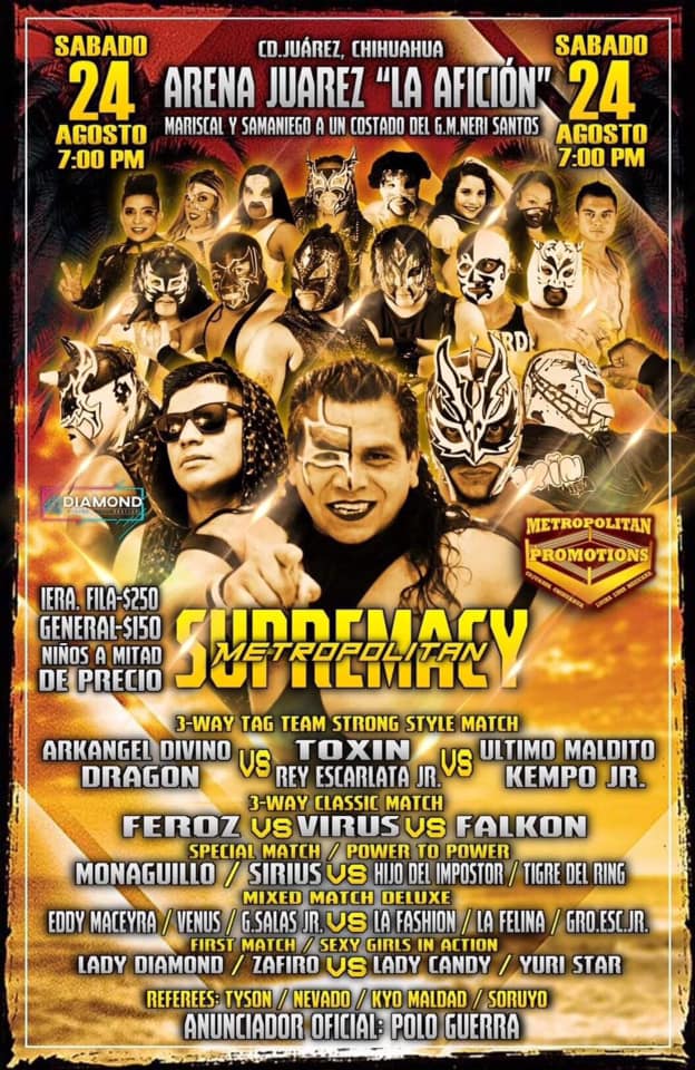 Los eventos de lucha libre del 22 al 28 de agosto.
