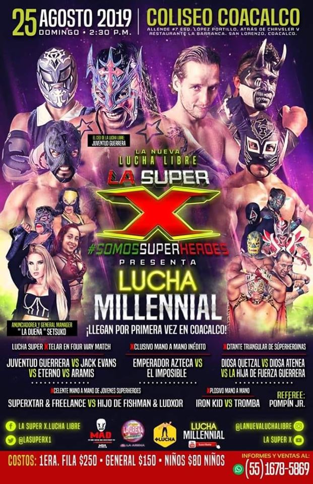 Los eventos de lucha libre del 22 al 28 de agosto.