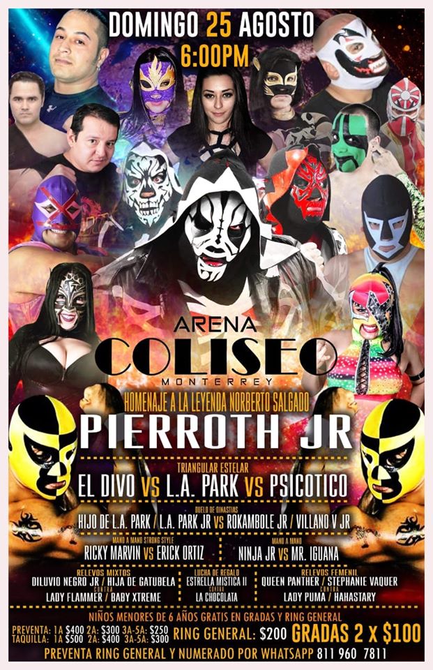 Los eventos de lucha libre del 22 al 28 de agosto.