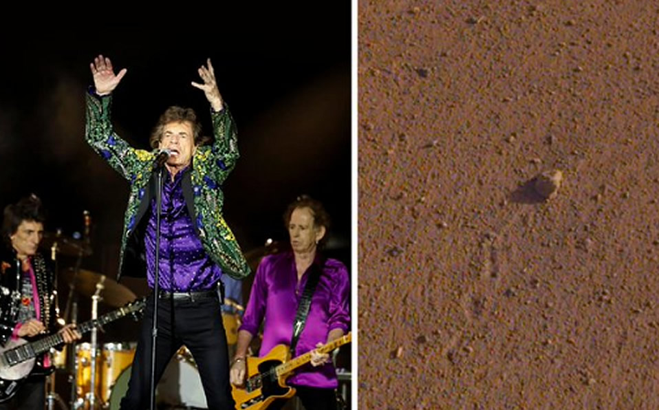 Los Stones son de otro planeta. (Nasa)