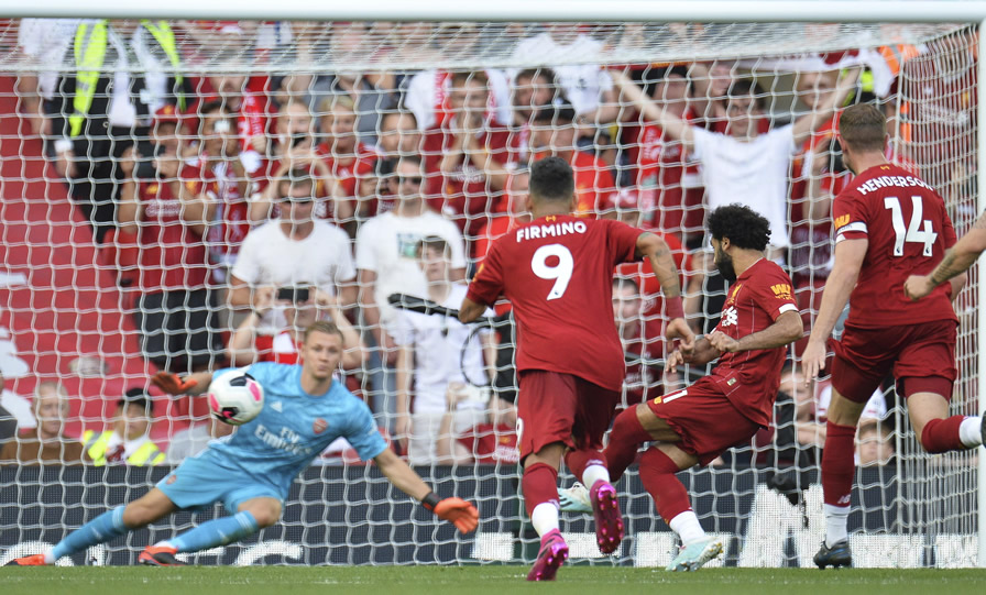 Así definió Salah para poner el segundo. (Foto: EFE)