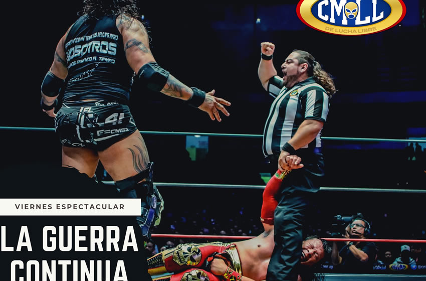 Último Guerrero se volvió a imponer a Ciber. Foto: @CMLL_OFICIAL