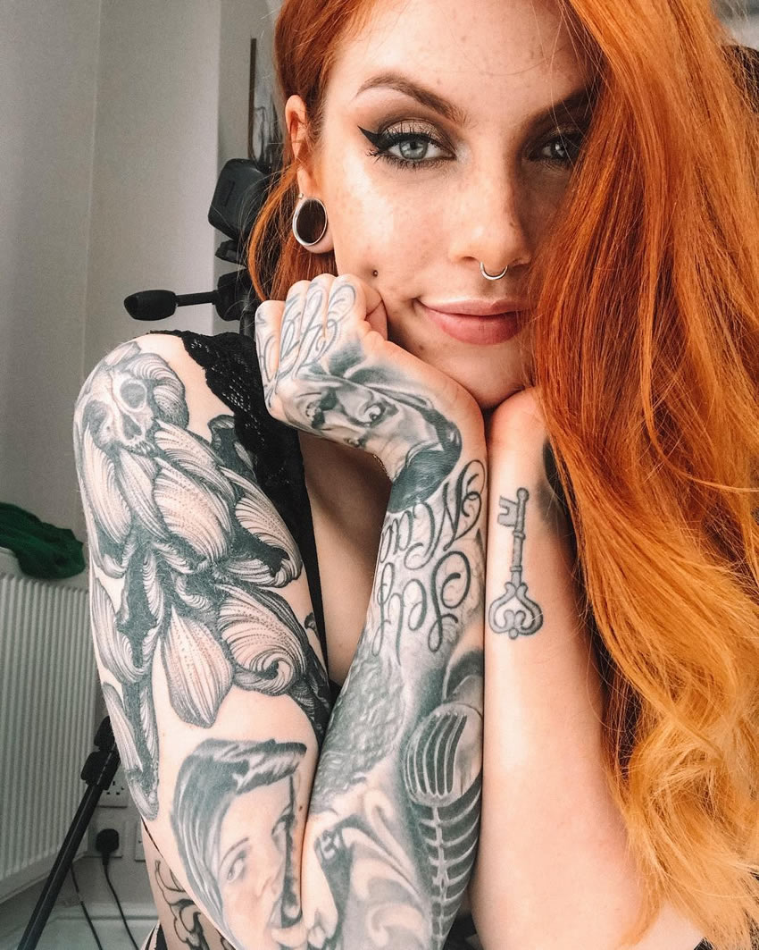 La hermosa Bea Dux es una modelo británica que también actúa. Foto:  @itsbeadux