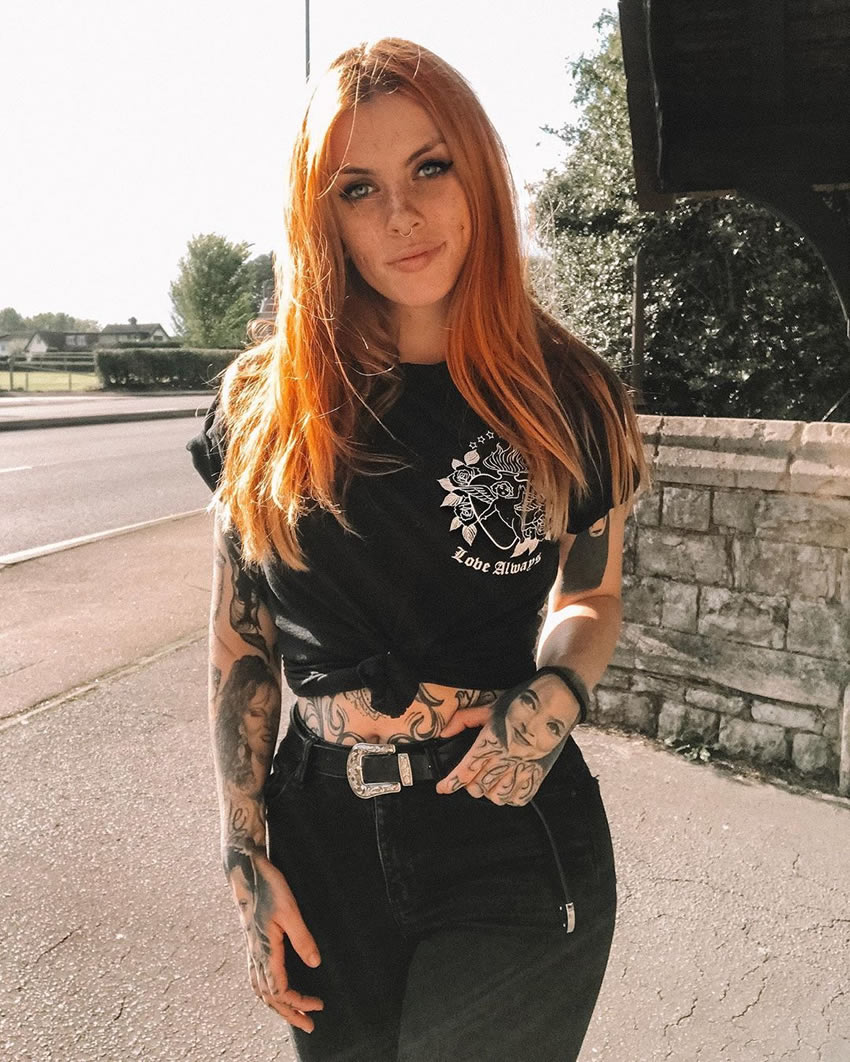 La hermosa Bea Dux es una modelo británica que también actúa. Foto:  @itsbeadux