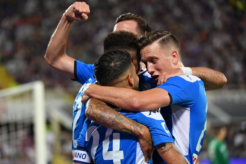 Napoli lució bien en la ofensiva. (Foto: AFP)