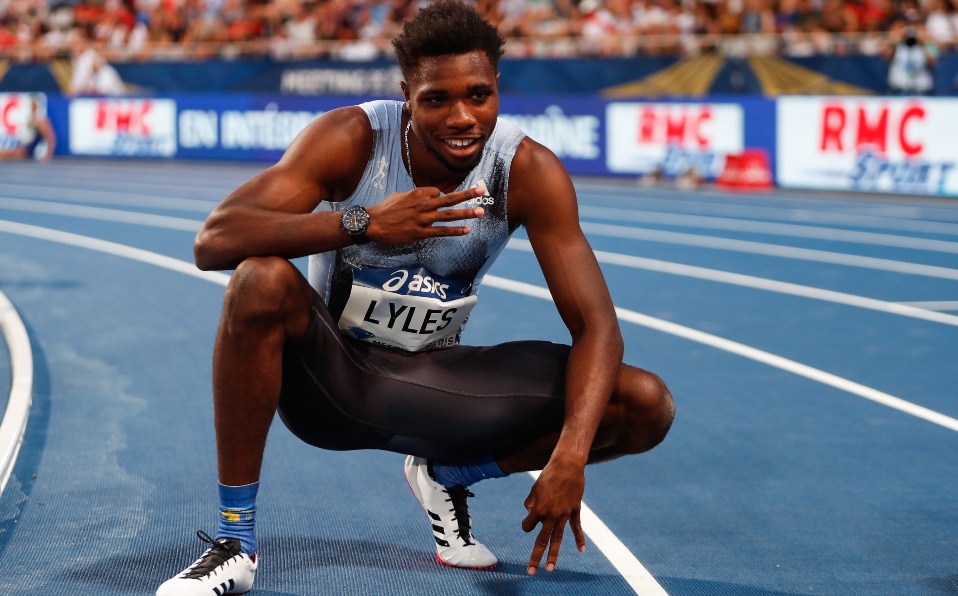 Noah Lyles arrebata a Bolt el récord de París en los 200 metros. (AFP)