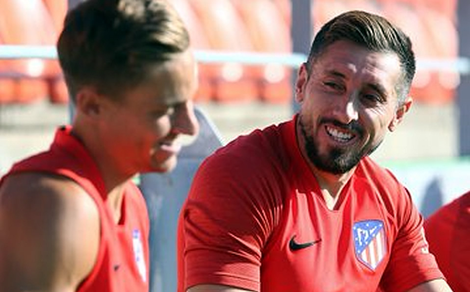 Herrera tendrá que esperar una semana más para poder hacer su debut oficial. (Foto: @Atleti)