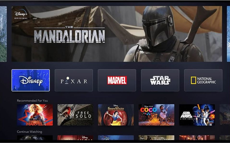 La plataforma de streaming de Disney llegará en 2020 y no en 2021.