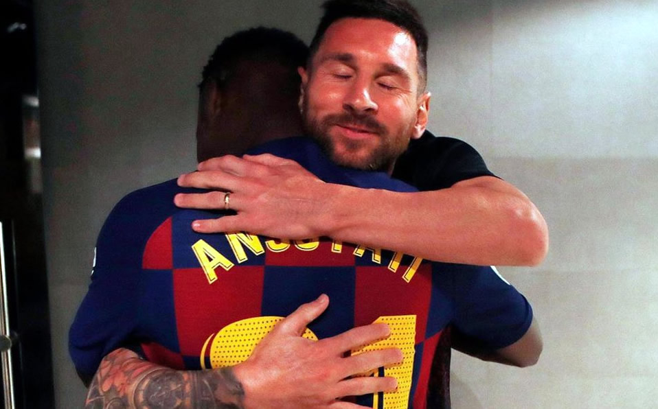 Lionel Messi y Ansu Fati (@LeoMessi)