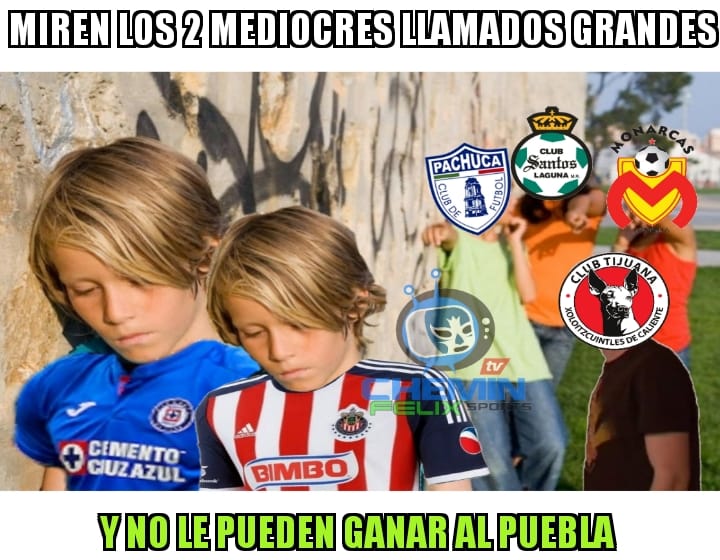 Cruz Azul ni al Puebla le gana, de hecho se salvó de milagro, y los memes lo saben.
