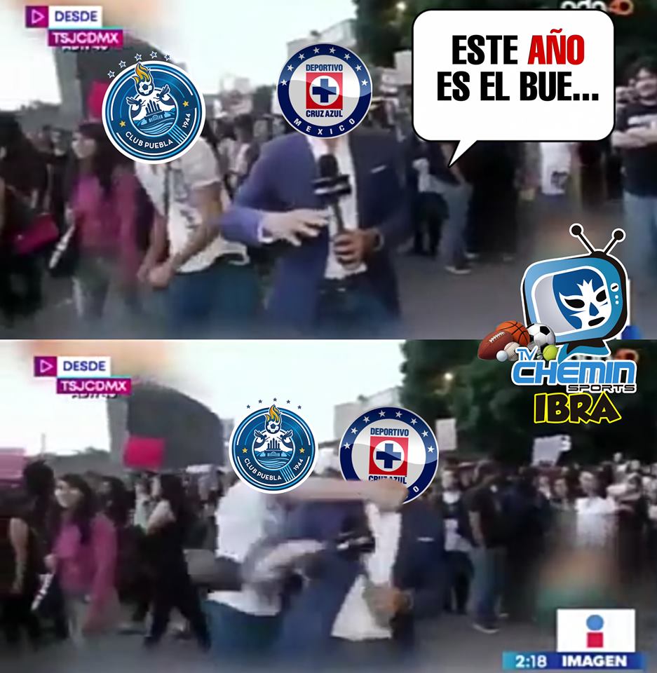 Cruz Azul ni al Puebla le gana, de hecho se salvó de milagro, y los memes lo saben.