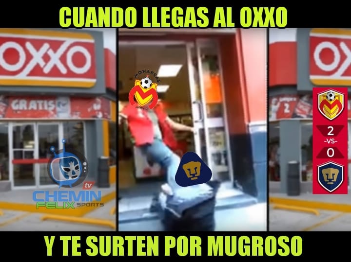 Y ni digamos cómo atendieron a los Pumas en el OXXO-Morelia.