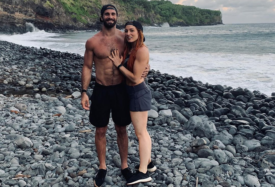 La pareja no ha ocultado su felicidad. (Foto: Instagram @beckylynchwwe)