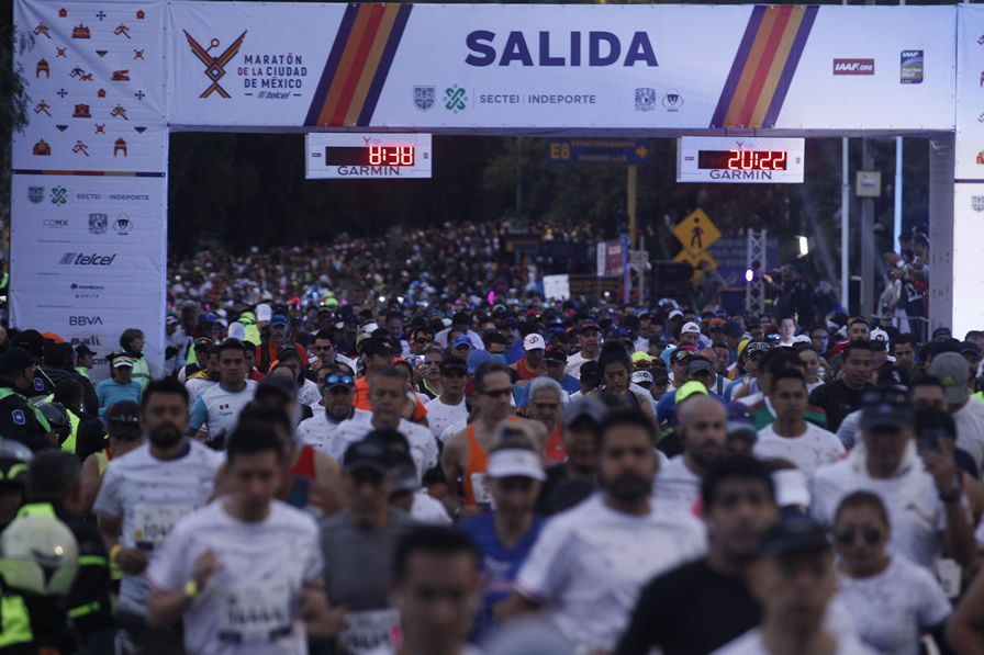 Participaron 26 mil corredores en el maratón. (Foto: Imago 7)