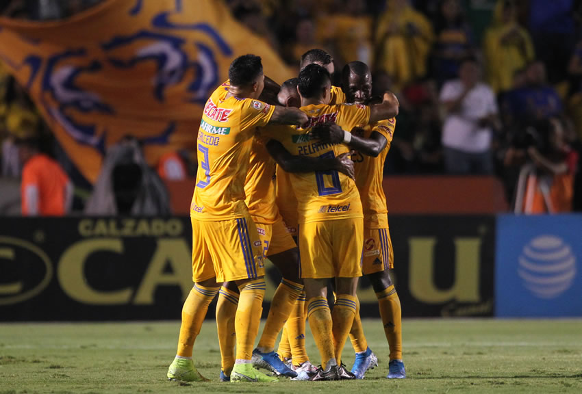 Tigres hizo estallar el Volcán con su anotación al minuto 26. (Foto: Imago7)