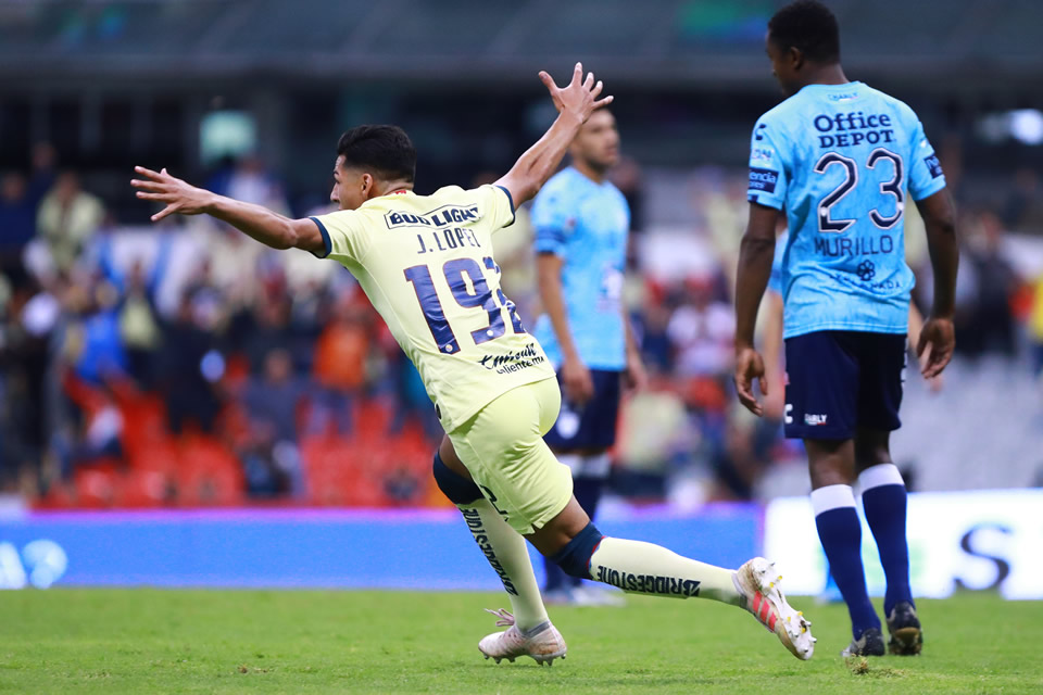Así celebró el canterano su gol (FOTO: Imago7)