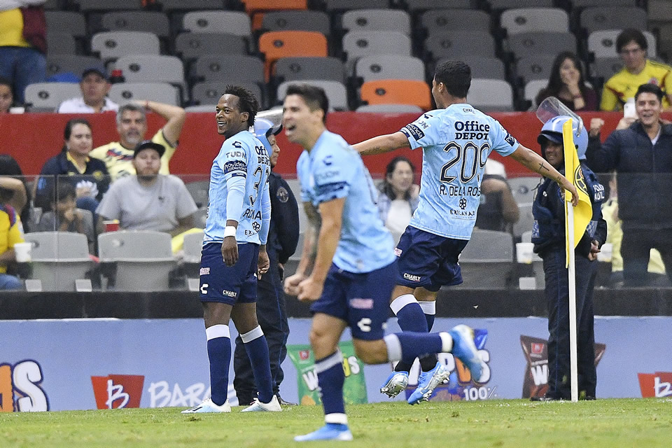 Así celebró Pachuca el empate (FOTO: Imago7)