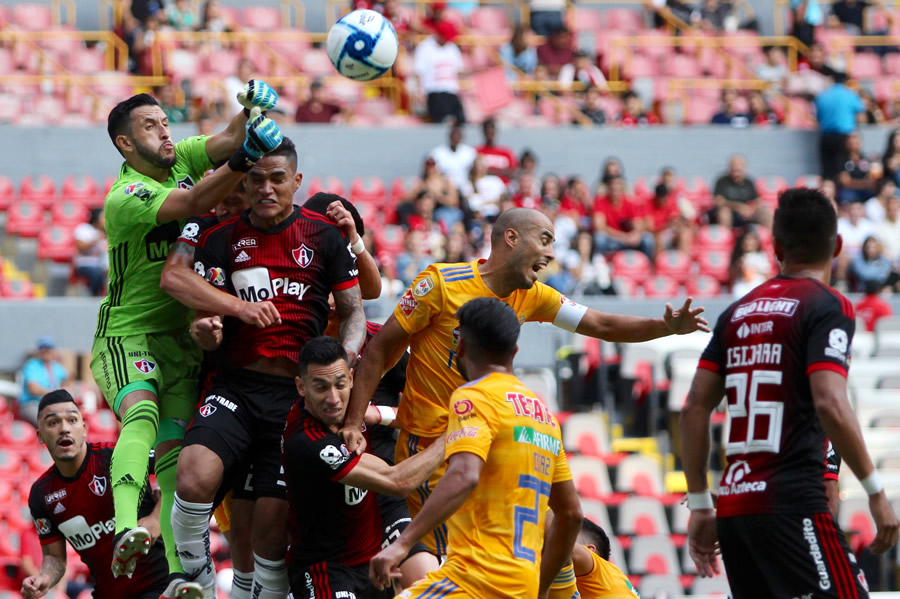 Atlas perdió dos puntos ante Tigres en el Jalisco. (Foto: Imago 7)
