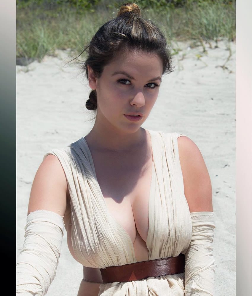 Las chicas más bellas en el cosplay de Star Wars. Foto: @dirtydroid