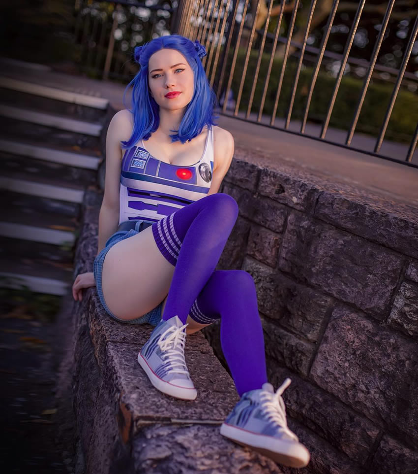 Las chicas más bellas en el cosplay de Star Wars. Foto: @dirtydroid
