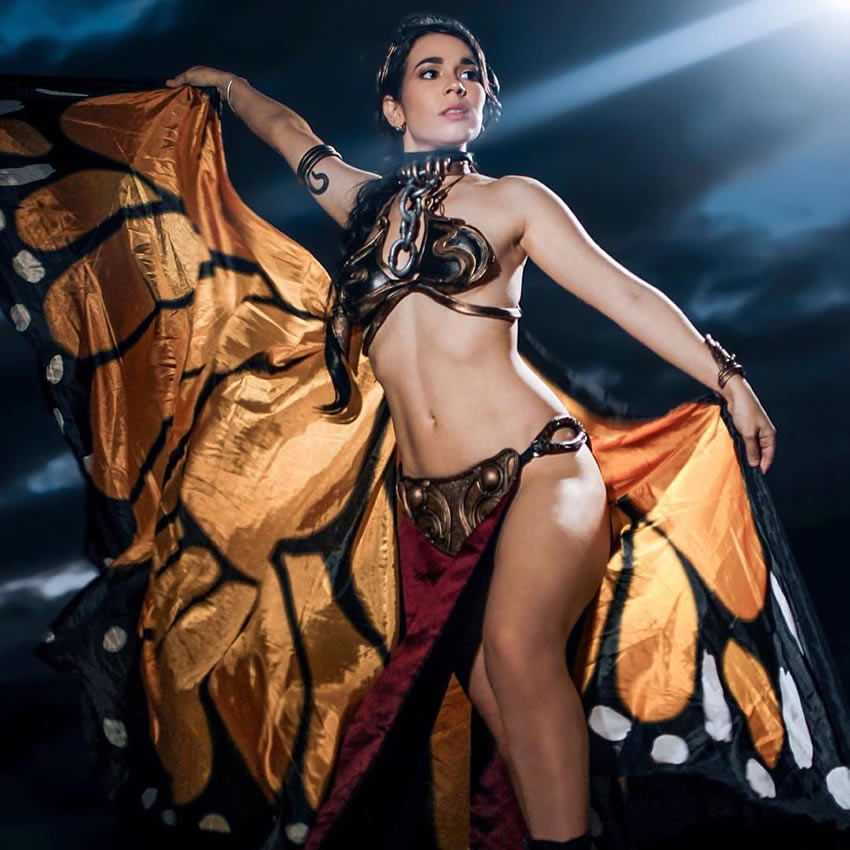 Las chicas más bellas en el cosplay de Star Wars. Foto: @dirtydroid