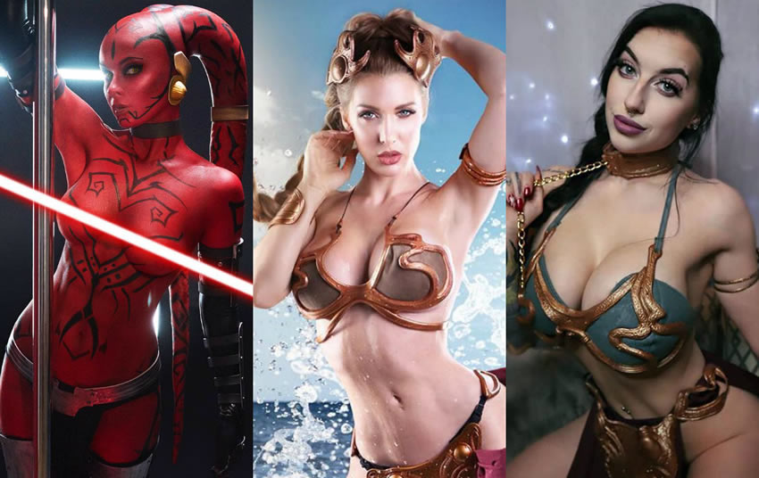 Las chicas más bellas en el cosplay de Star Wars. Foto: @dirtydroid