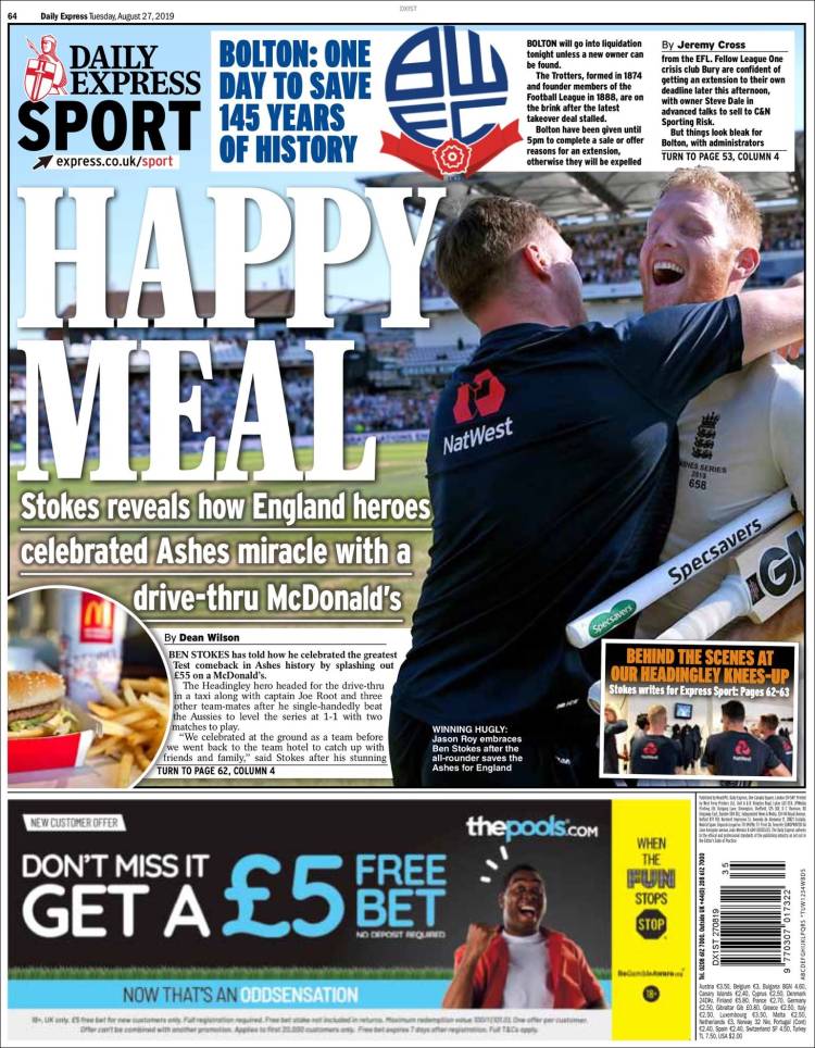 Las mejores portadas deportivas