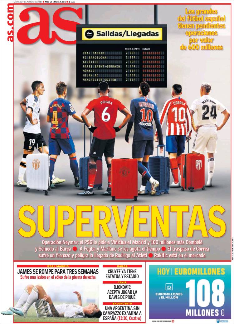 Las mejores portadas deportivas