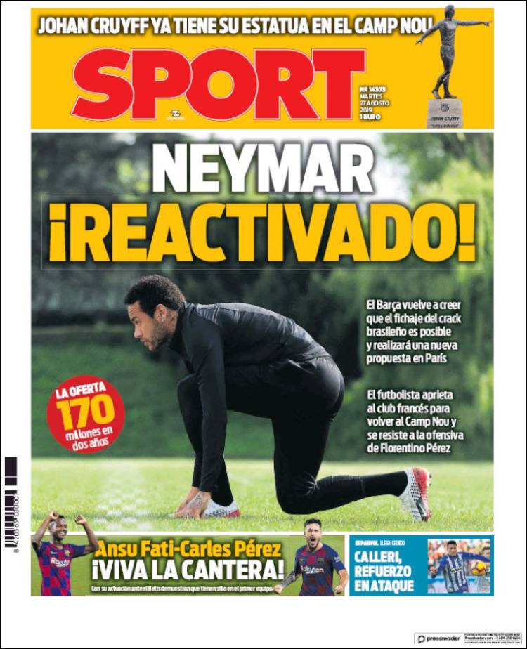 Las mejores portadas deportivas