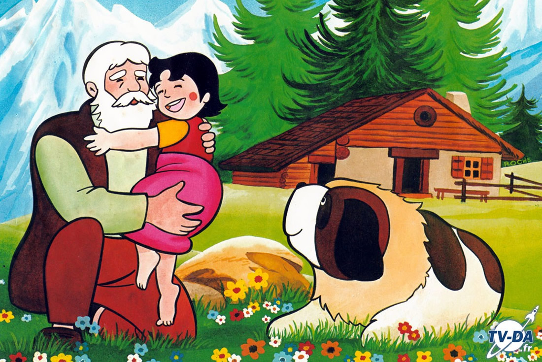 'Abuelito dime tú'... Sr. Hessen, el abuelo de Heidi.