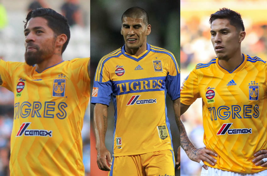 Aquino, Salcido y Salcedo fueron campeones con Tigres cuando regresaron de Europa. Fotos: Imago7