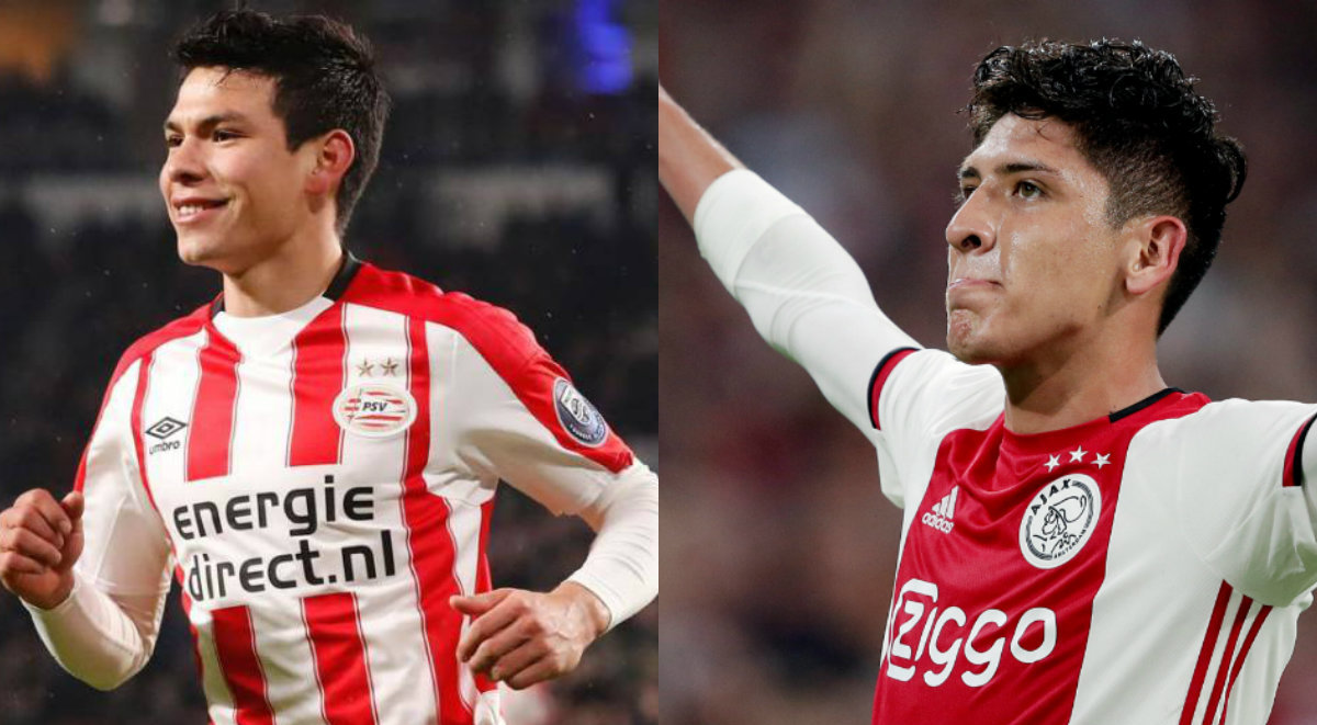 Chucky y Edson se estrenaron como goleadores en la fase de clasificación de la Champions. Foto: PSV y UCL