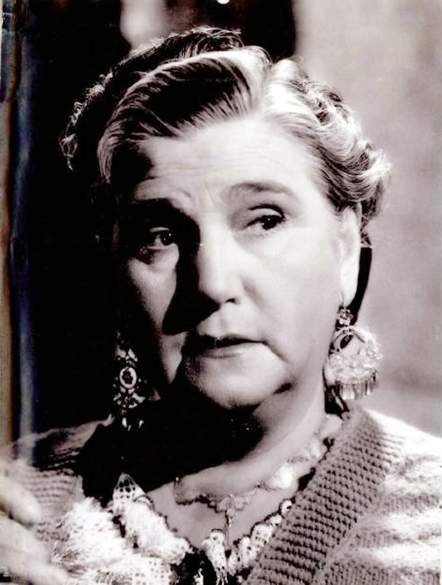Sara García, la abuelita más famosa de la televisión mexicana.