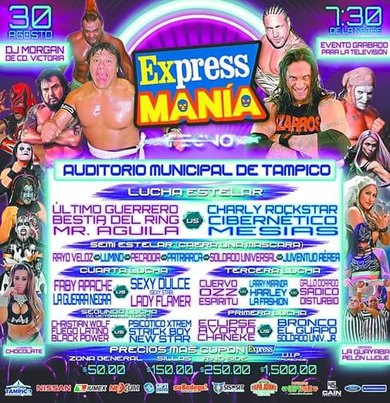 Carteleras de lucha libre del 29 de agosto al 4 de septiembre